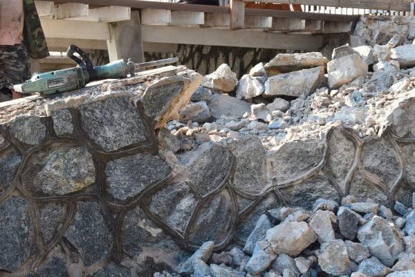 Retaining Wall Demolition in Palatine