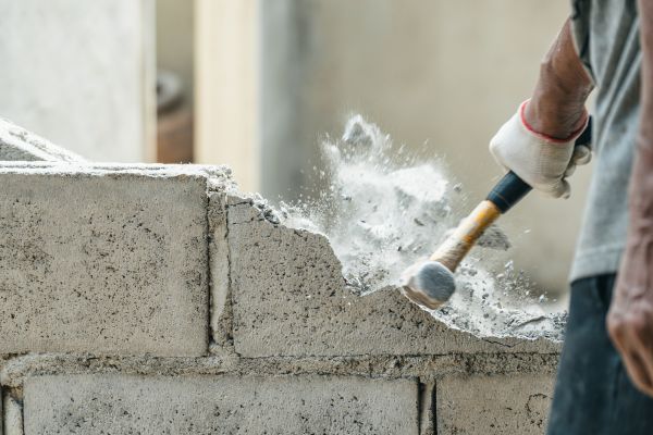 Block Wall Demolition in Palatine